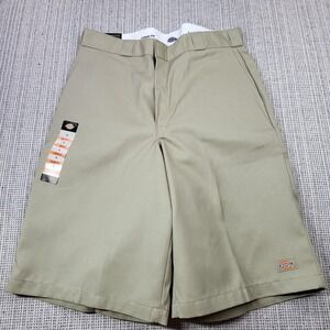 Dickies Shorts Mens 36 Beige Multi Pocket Cargo Work Loose Fit 13 Inseam